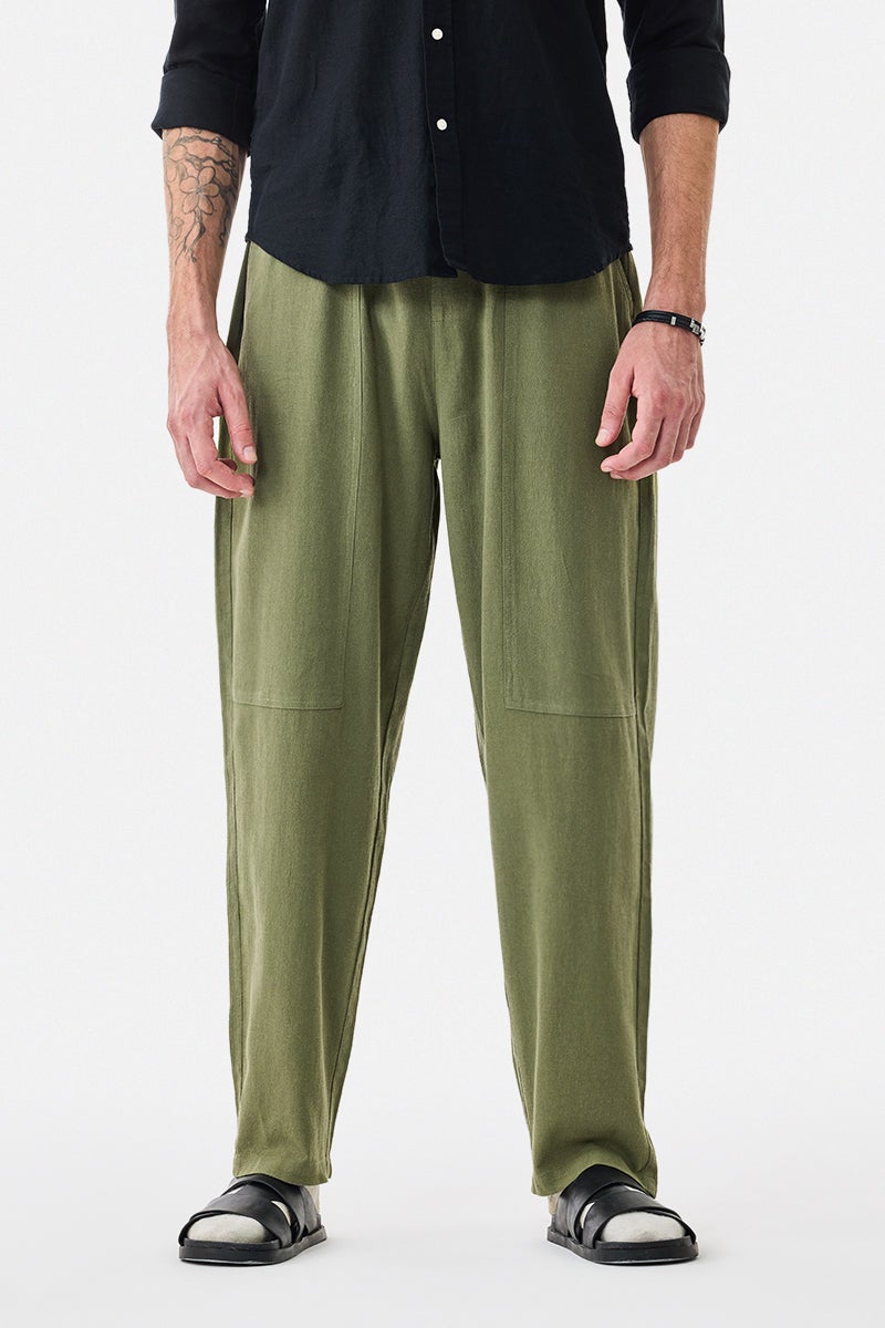 SNITCH Relaxed Fit 100% Cotton Pants - Image 1